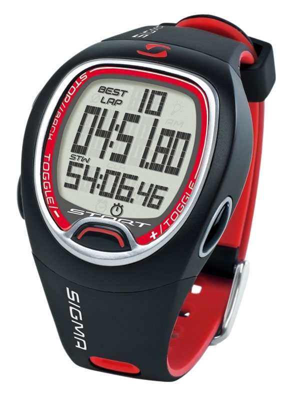 Sportovní hodinky Sigma SC 6.12 černo-červené